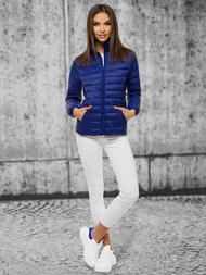 Dámska Bunda Námornícka modrá OZONEE JS/M20311/215