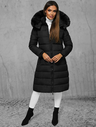 Dámska bunda čierna OZONEE JS/16M9126/392