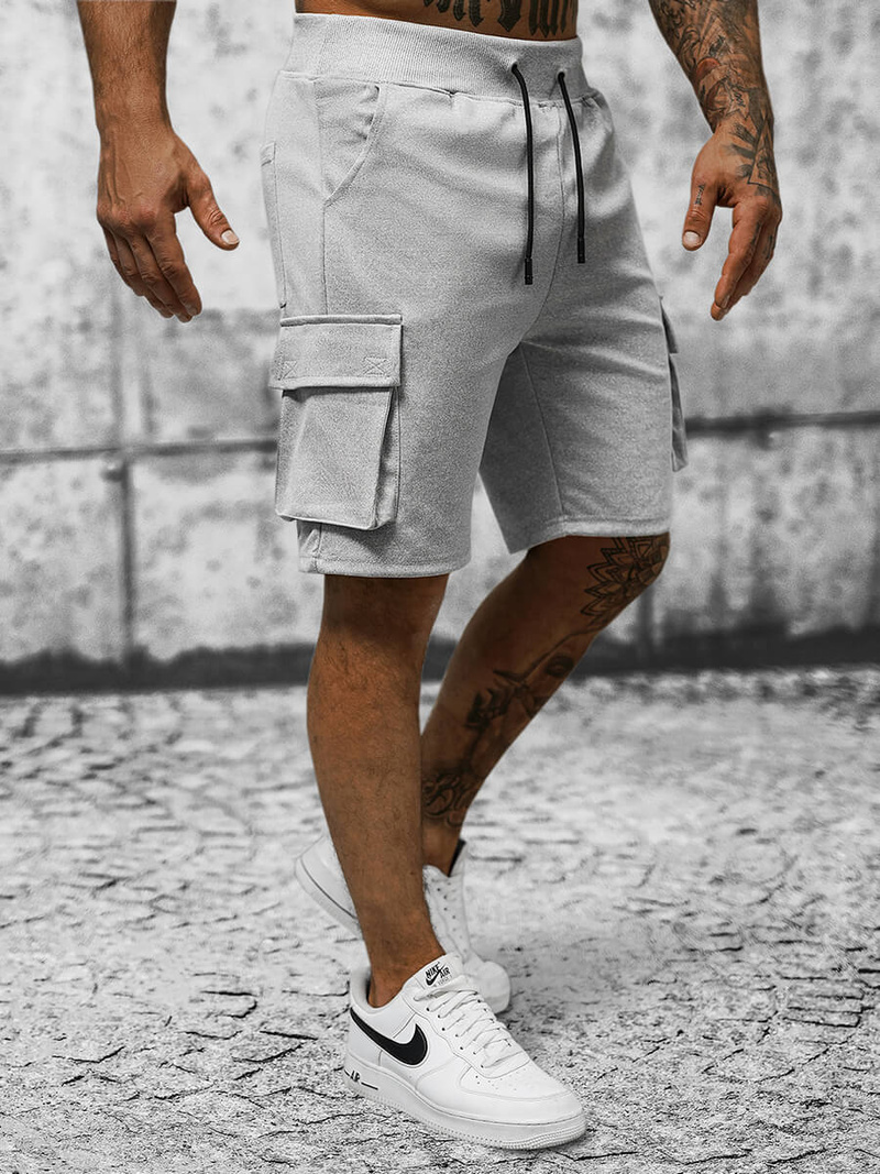 Pánske Kraťasy Sivé OZONEE JS/8K1128/2