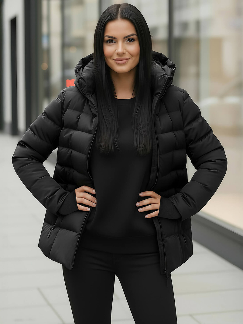 Dámska Zimná Bunda Čierna OZONEE JS/M769/392