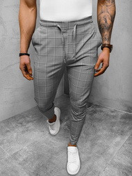 Pánske Chino Nohavice Sivé OZONEE DJ/2299/22
