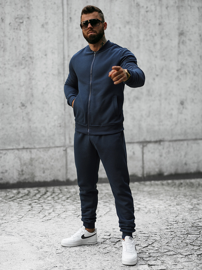 Pánska Tepláková Súprava Námornícky Modry OZONEE JS/8C76/25