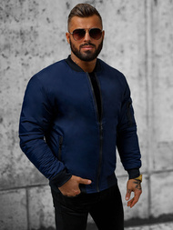 Pánska Bunda Námornícka Modrá OZONEE JS/AK95Z