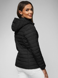 Dámska bunda čierna OZONEE JS/16M9103/392