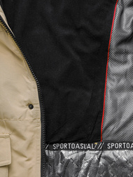 Pánska Bunda Béžová OZONEE JS/22M322/62