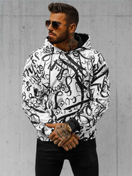 Pánska Mikina Biela OZONEE JS/8B1153/1