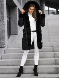 Dámska bunda čierna OZONEE JS/5M3156/392