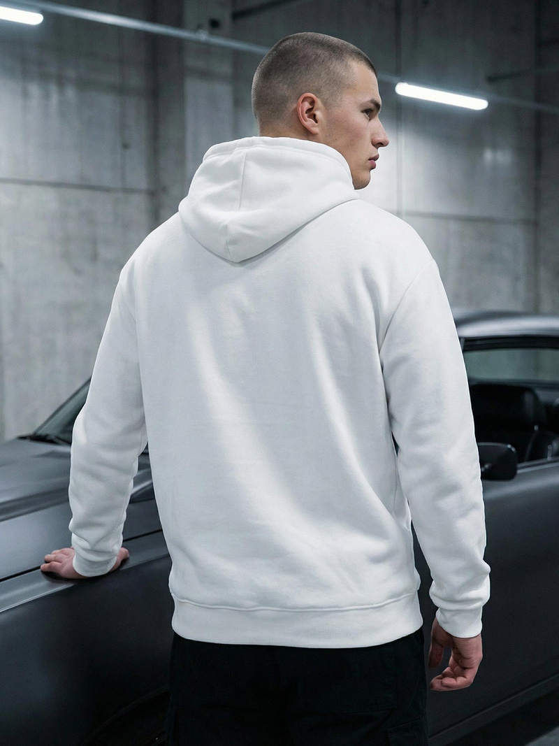 Pánska Mikina Biela OZONEE JS/65B3907/1Z