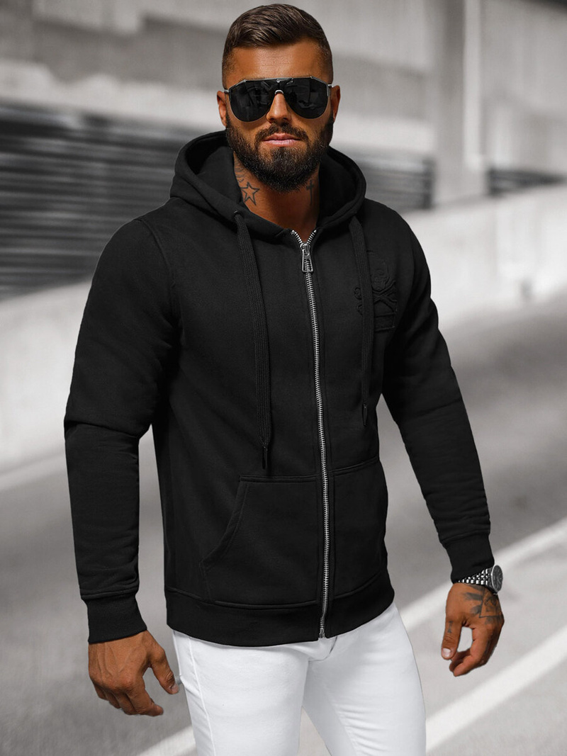 Pánska Mikina Čierna OZONEE NB/MF2003