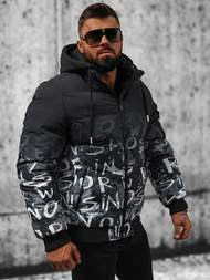 Pánska Bunda Čierno-Biela OZONEE JS/27M8102