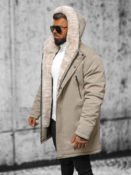 Pánska Zimná Bunda Béžová OZONEE JS/22M315/62