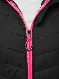 Dámska Bunda Čierna OZONEE JS/KSW4003