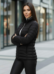 Dámska bunda čierna OZONEE JS/16M9109/392Z