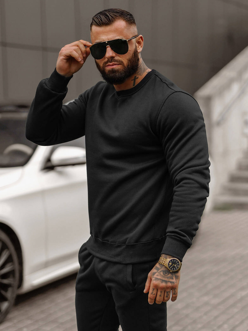 Pánska Tepláková Súprava Čierny OZONEE JS/68C10380/3Z