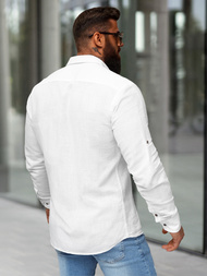 Pánska Košeľa Biela OZONEE O/V143