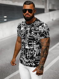 Pánske Tričko Čierne OZONEE O/T1269/3