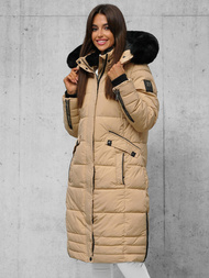 Dámska bunda béžová OZONEE O/W377