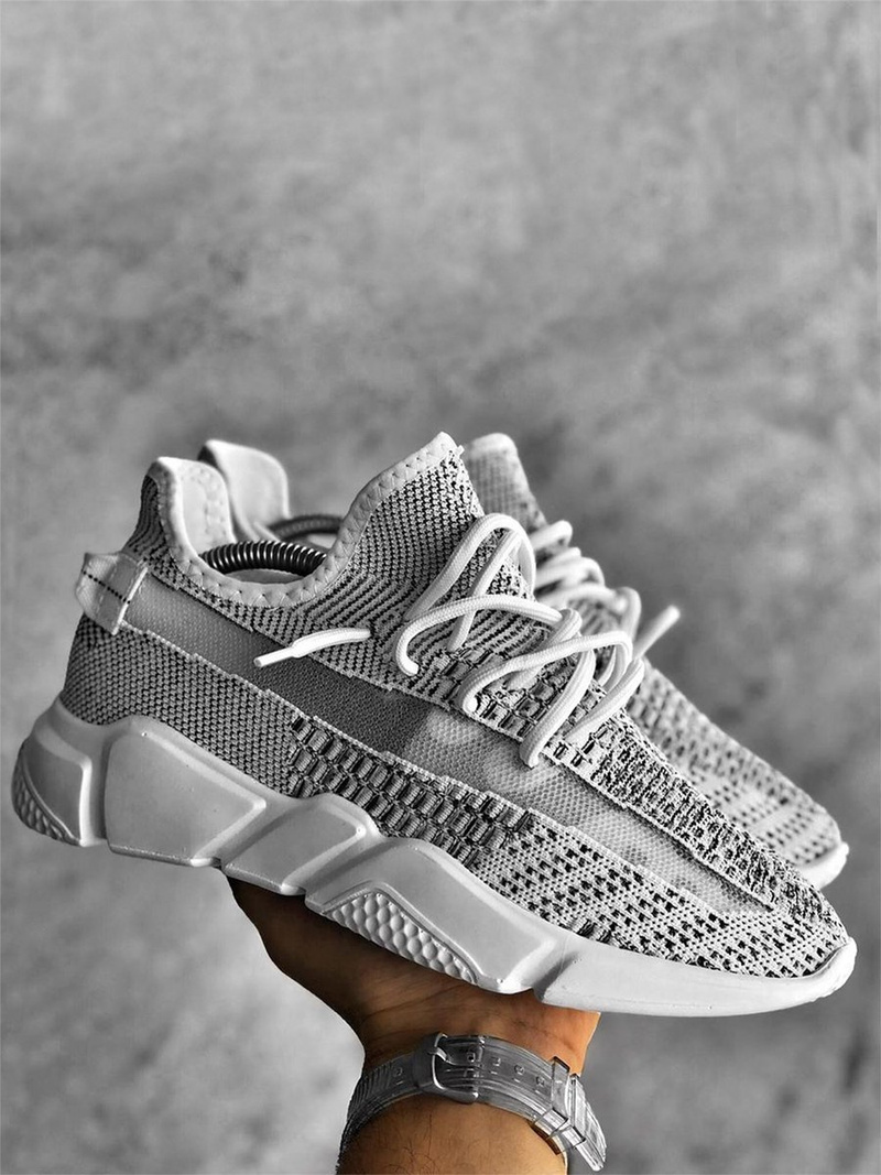 Pánske sneakersy Bielo-Čierne OZONEE O/503