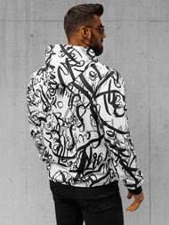 Pánska Mikina Biela OZONEE JS/8B1153/1