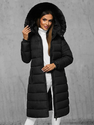 Dámska bunda čierna OZONEE JS/16M9126/392