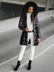 Dámska Bunda Čierna OZONEE JS/16M9120/392Z