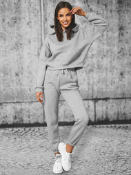 Dámska dvojdielna tepláková súprava sivý OZONEE JS/8C69/2