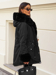 Dámska Zimná Bunda Čierna OZONEE JS/16M9062/392Z