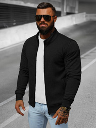 Pánska Mikina Čierna OZONEE JS/2002Z