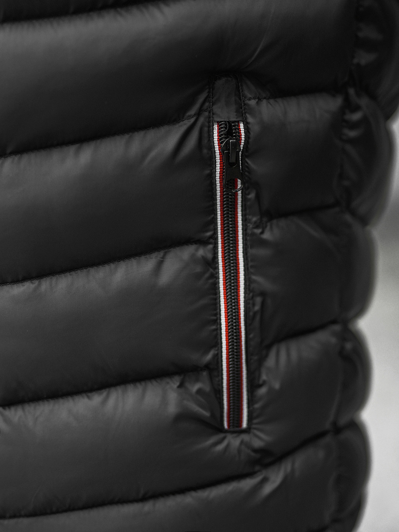 Pánska Bunda Čierna OZONEE JS/SM71