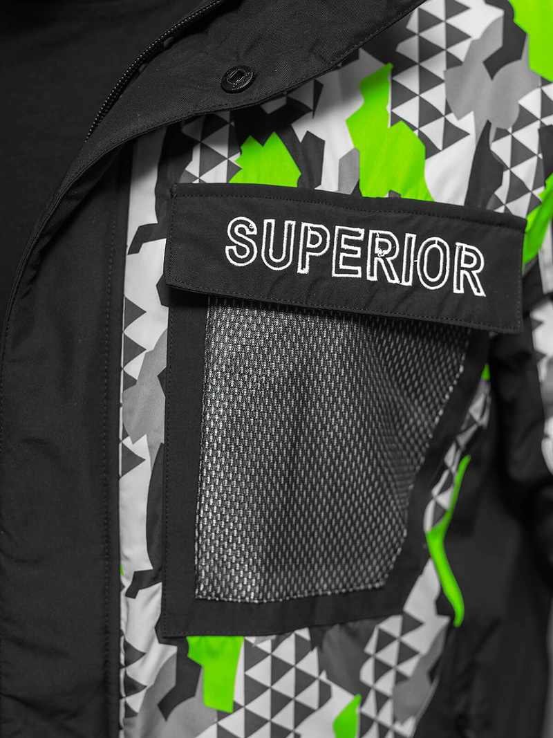 Pánska Bunda Maskáčovo-Zelená OZONEE JS/M36/406