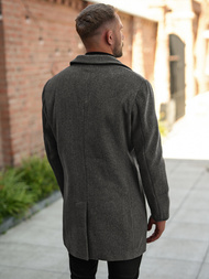 Pánsky kabát grafitový OZONEE JS/11Z8269