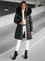 Dámska bunda čierna OZONEE JS/16M9100/392Z