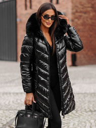 Dámska bunda čierna OZONEE JS/16M9100/392Z