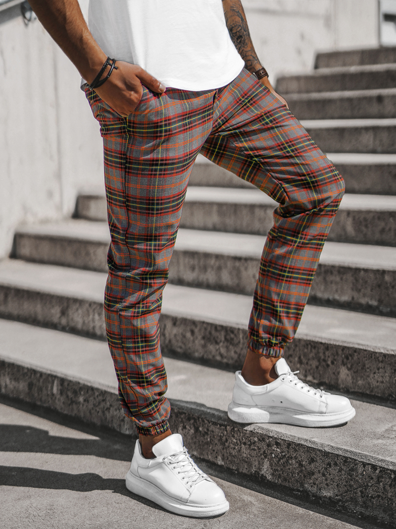 Pánske Chino Nohavice Farebné OZONEE DJ/2284/22Z