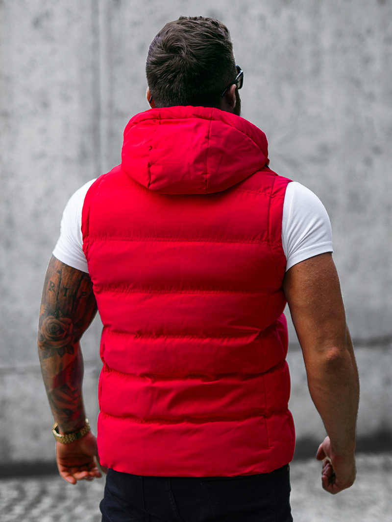 Pánska Vesta Červená OZONEE JS/5M758/270