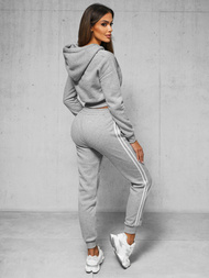 Dámska dvojdielna tepláková súprava sivý OZONEE JS/8C67/2