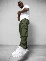 Pánske Nohavice Khaki OZONEE O/PS5527