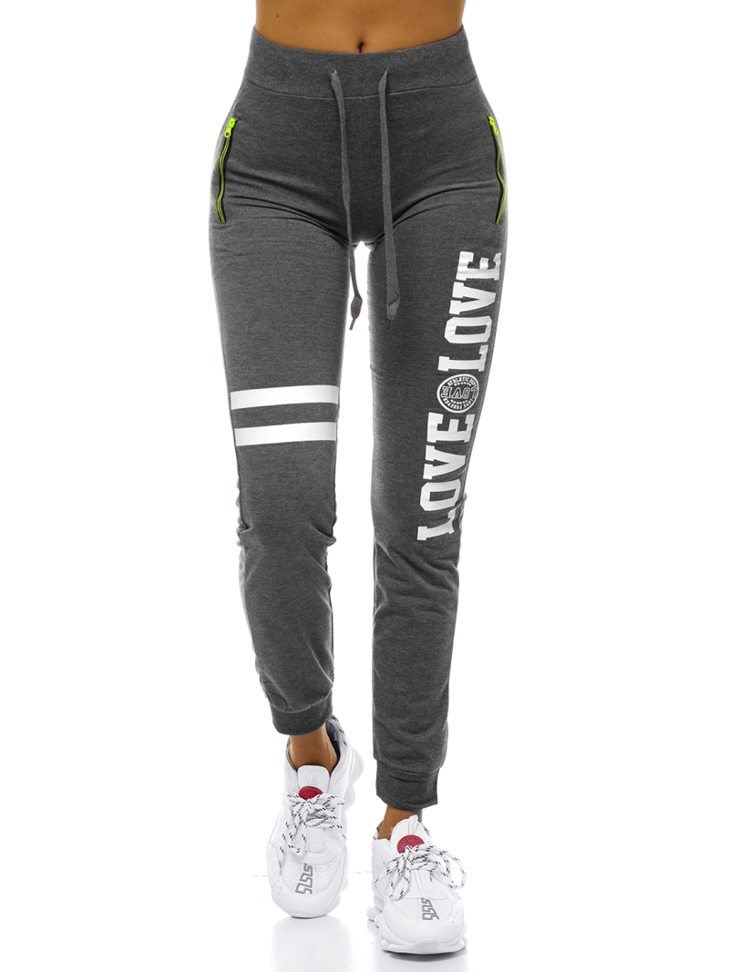 Dámske tepláky grafit OZONEE O/9927