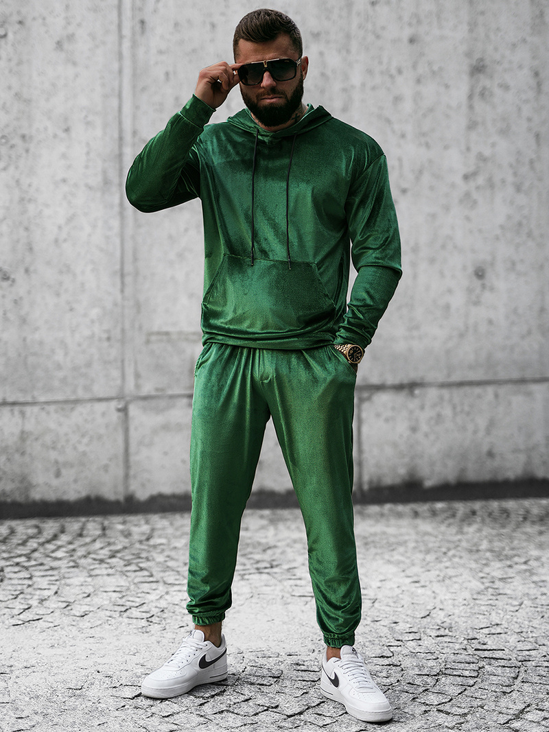 Pánska Tepláková Súprava Zelený OZONEE O/D7517