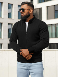 Pánska Mikina Čierna OZONEE JS/2002Z