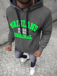 Pánska Mikina Grafitová OZONEE JS/Y10051