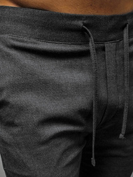 Pánske chino nohavice grafitové OZONEE DJ/5539