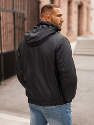 Pánska Bunda Čierna OZONEE JS/5M3102/392Z