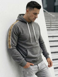 Pánska Mikina Grafitová OZONEE JS/8B1730/5Z