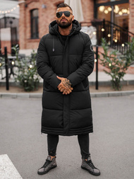 Pánska Zimná Bunda Čierna OZONEE JS/19M1290/392