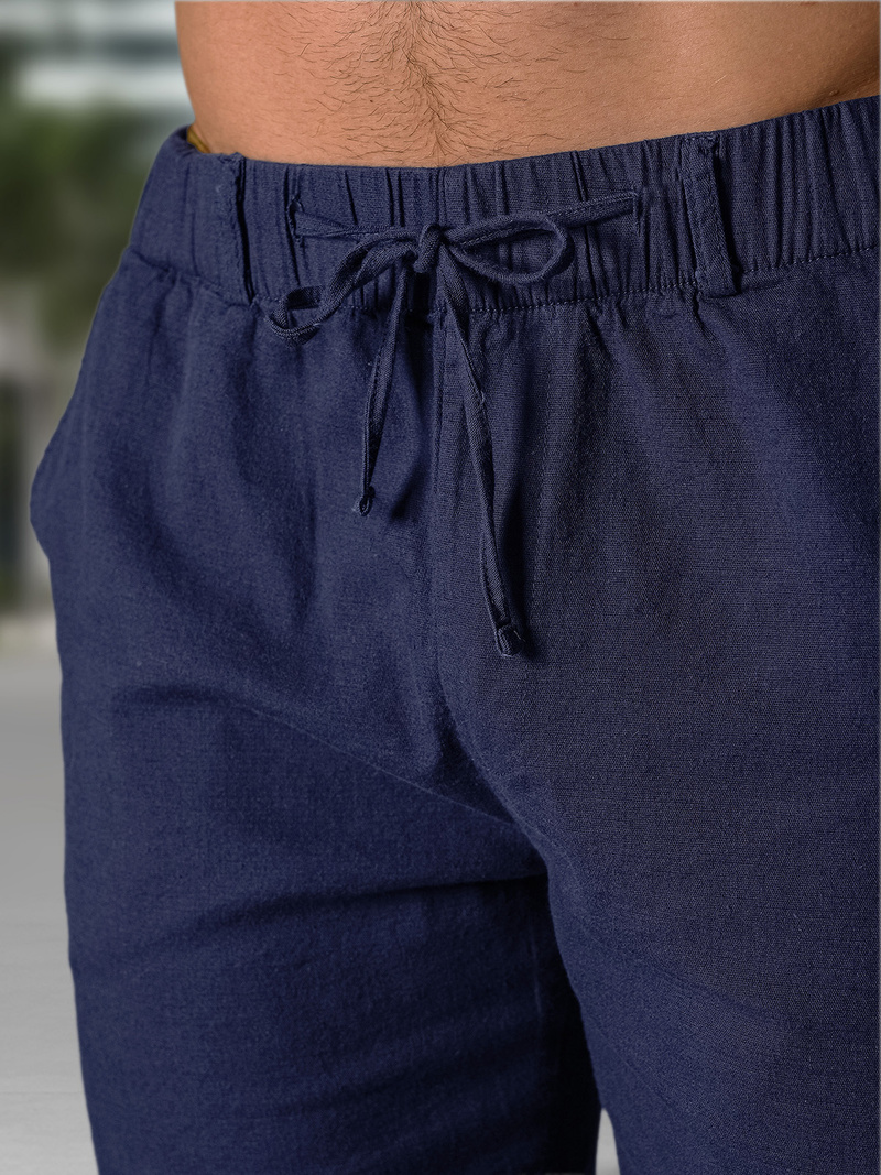 Pánske Chino Kraťasy Námornícke Modré OZONEE TMK/DC809/3Z