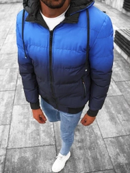 Pánska Obojstranná Bunda Modrá/Námornícka-Modrá OZONEE JS/M760/215