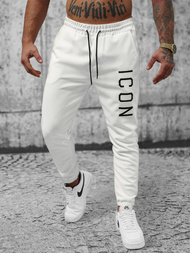 Pánske Tepláky Biele OZONEE O/D9125