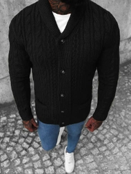 Pánsky Sveter Čierny OZONEE NB/MM6017/4