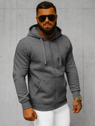 Pánska Mikina Tmavo-Sivá OZONEE JS/2008Z